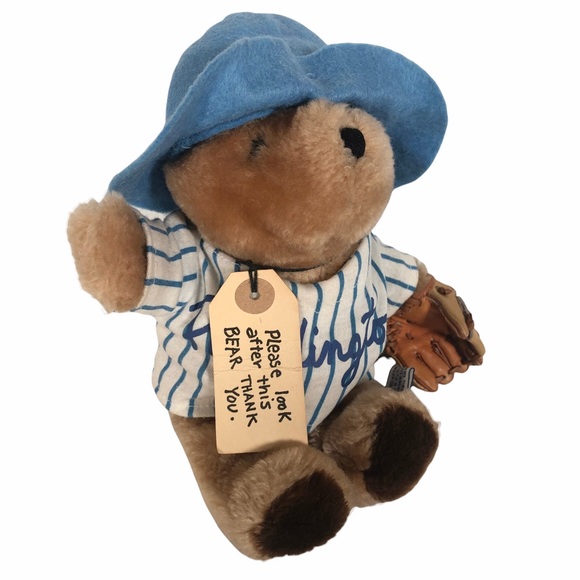 Vintage Eden Toys Paddington Bear Baseball Mitt 1975, 1981 Plush Teddy B… - Picture 3 of 10